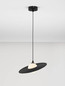 Preview: Nova Luce Pendelleuchte Reflet G9 Schwarz Weiß Stahl Ø30cm 9780104