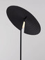 Preview: Nova Luce Stehleuchte Reflet schwenkbar G9 Schwarz Weiß Stahl 162cm 9780107