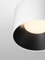 Preview: Nova Luce LED Deckenleuchte Atil 24W warmweiss 3000K Weiß Schwarz Aluminium Ø35cm 9870010