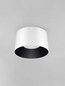 Preview: Nova Luce LED Deckenleuchte Atil 35W warmweiss 3000K Weiß Schwarz Aluminium Ø50cm 9870012
