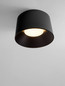 Preview: Nova Luce LED Deckenleuchte Atil 35W warmweiss 3000K Schwarz Aluminium Ø50cm 9870013