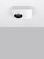 Preview: Nova Luce LED Deckenleuchte Kedros 9W warmweiss 3000K Weiß Stahl Aluminium 14x11cm 9870029