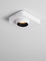 Preview: Nova Luce LED Deckenleuchte Kedros 9W warmweiss 3000K Weiß Stahl Aluminium 14x11cm 9870029