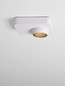 Preview: Nova Luce LED Deckenleuchte Kedros 9W warmweiss 3000K Weiß Stahl Aluminium 14x11cm 9870029