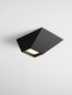 Preview: Nova Luce LED Deckenleuchte Utopia 9W warmweiss 3000K Schwarz Stahl Aluminium 15x15cm 9870040