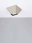 Preview: Nova Luce LED Deckenleuchte Utopia 9W warmweiss 3000K Beige Stahl Aluminium 15x15cm 9870042