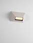 Preview: Nova Luce LED Deckenleuchte Utopia 9W warmweiss 3000K Beige Stahl Aluminium 15x15cm 9870042