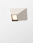 Preview: Nova Luce LED Deckenleuchte Utopia 9W warmweiss 3000K Beige Stahl Aluminium 15x15cm 9870042