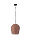 Preview: Nova Luce Pendelleuchte Omio E27 Rot Beton Ø29cm 9919100