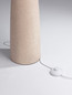 Preview: Nova Luce Stehleuchte Mizu E27 Creme Weiß Gips 130cm 9919103