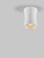 Preview: Nova Luce Deckenleuchte Pelia GU10 Weiß Gips Ø8cm 9919107