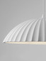 Preview: Nova Luce Pendelleuchte Ammos E27 Weiß Beton Ø50cm 9919114
