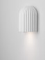 Preview: Nova Luce Wandleuchte Ammos GU10 Weiß Gips 16,5x12cm 9919116