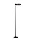 Preview: Nova Luce LED Wegeleuchte Dyol drehbar 7W warmweiss 3000K IP65 salzwasserfest Schwarz Aluminium 102cm 9923400