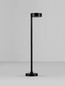 Preview: Nova Luce LED Wegeleuchte Dyol 7W warmweiss 3000K IP65 salzwasserfest Schwarz Aluminium 63cm 9923401