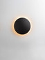 Preview: Nova Luce LED Außen-Wandleuchte Copper 9W warmweiss 3000K IP65 salzwasserfest Schwarz Aluminium Ø18cm 9923414