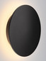 Preview: Nova Luce LED Außen-Wandleuchte Copper 16W warmweiss 3000K IP65 salzwasserfest Schwarz Aluminium Ø30cm 9923418