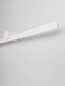 Preview: Nova Luce LED Außen-Wandleuchte Breggo 17W warmweiss 3000K IP54 Weiß Aluminium 81x10cm 9923421
