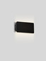 Preview: Nova Luce LED Außen-Wandleuchte Artu 10W warmweiss 3000K IP65 Schwarz Aluminium 17,5x9,5cm 9971460