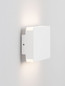 Preview: Nova Luce LED Außen-Wandleuchte Artu 10W warmweiss 3000K IP65 Weiß Aluminium 17,5x9,5cm 9971461