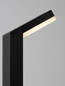 Preview: Nova Luce LED Wegeleuchte Farge 12W warmweiss 3000K IP65 salzwasserfest Anthrazit Aluminium 76cm 9971478