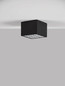 Preview: Nova Luce LED Außen-Deckenleuchte Jax 17W warmweiss 3000K IP54 salzwasserfest Anthrazit Aluminium 11x11cm 9971479