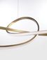 Preview: Nova Luce FUSION LED Pendelleuchte Messing 53W Warmweiss 150x72cm 1701101002