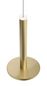 Preview: Nova Luce PALENCIA LED Pendelleuchte Messing 10W Warmweiss 120x15cm 1703301201