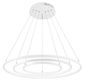 Preview: Nova Luce DEA LED Pendelleuchte Weiß 130W Warmweiss 120x80cm 17222001