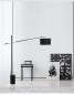 Preview: Nova Luce TRACCIA Stehlampe E27 Schwarz 195x40x165cm 41455401