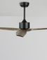 Preview: Nova Luce VENTO LED Ventilator Schwarz 18W Warmweiss 32-45x132cm 5231301