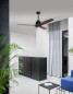 Preview: Nova Luce SABAL LED Ventilator Schwarz 12W Warmweiss 35-48x132cm 5231401