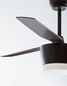 Preview: Nova Luce MONSOON LED Ventilator Schwarz 18W Warmweiss 38-51x132cm 5260251