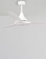 Preview: Nova Luce SAMOA LED Ventilator Weiß 18W Warmweiss 35-48x122cm 5267301