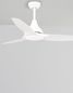 Preview: Nova Luce SAMOA LED Ventilator Weiß 18W Warmweiss 35-48x122cm 5267301