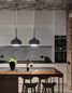 Preview: Nova Luce CIOTO Pendelleuchte E14 Schwarz 130x20cm dimmbar 5704803