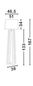 Preview: Nova Luce ALMA Stehlampe E27 Naturholz 167x38cm 60202