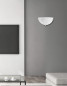 Preview: Nova Luce GIORNO Wandleuchte E27 Weiß 30x7,5x16cm dimmbar 605803