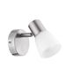 Preview: Nova Luce PUBLICO Deckenleuchte E14 Nickel 8x13x10,5cm dimmbar 667001