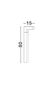 Preview: Nova Luce APOLLO LED Wegeleuchte Grau 5W IP54 Warmweiss 9x15x80cm 713311