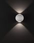 Preview: Nova Luce COMO LED Wandleuchte Weiß 2x5W IP54 Warmweiss 11x11x8,5cm 726217