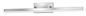 Preview: Nova Luce MODENA LED Wandleuchte Chrom 12W IP44 Warmweiss 49x7,5x6,5cm 787003
