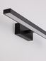 Preview: Nova Luce FLAT LED Wandleuchte Schwarz 18W IP44 Warmweiss 63x9x7,5cm 787011
