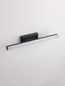 Preview: Nova Luce WILLOW LED Wandleuchte Schwarz 12W IP44 Warmweiss 49x7,5x6,5cm 787013