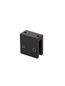 Preview: Nova Luce GLIM Wandhalter Schwarz 3x1,5x3cm 787017
