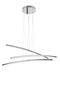 Preview: Nova Luce SEVILLE LED Pendelleuchte Chrom 38W Warmweiss 90x120cm 81007601