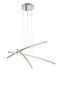 Preview: Nova Luce SEVILLE LED Pendelleuchte Chrom 38W Warmweiss 90x120cm 81007601