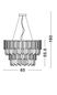 Preview: Nova Luce BALADONA Pendelleuchte G9 18-fach Messing 180x85cm dimmbar 81091718