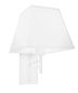 Preview: Nova Luce LOGAN Wandleuchte E27 Weiß 21x25,5x32cm dimmbar 8126161