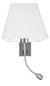 Preview: Nova Luce VALENCIA Wandleuchte LED&E27 2-fach Chrom 3W Warmweiss 21x25,5x40cm 8127402